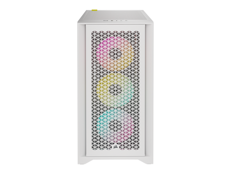 Corsair iCUE 4000D RGB Airflow TG - White - Gehäuse - Miditower - Weiß
