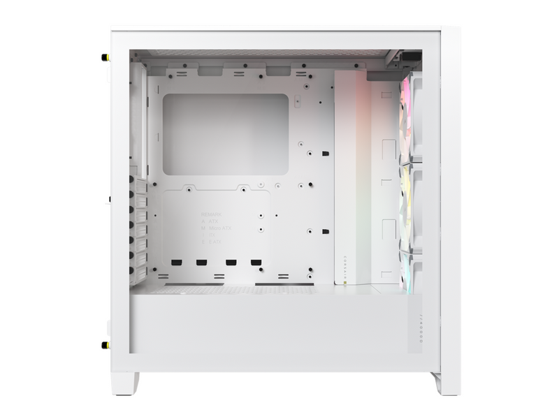 Corsair iCUE 4000D RGB Airflow TG - White - Gehäuse - Miditower - Weiß