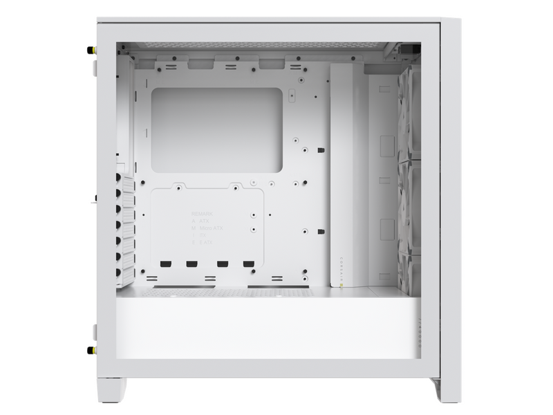 Corsair iCUE 4000D RGB Airflow TG - White - Gehäuse - Miditower - Weiß