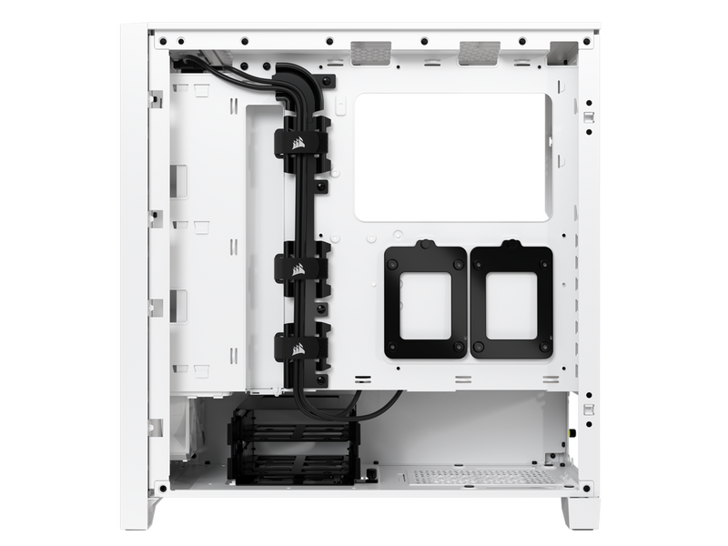 Corsair iCUE 4000D RGB Airflow TG - White - Gehäuse - Miditower - Weiß