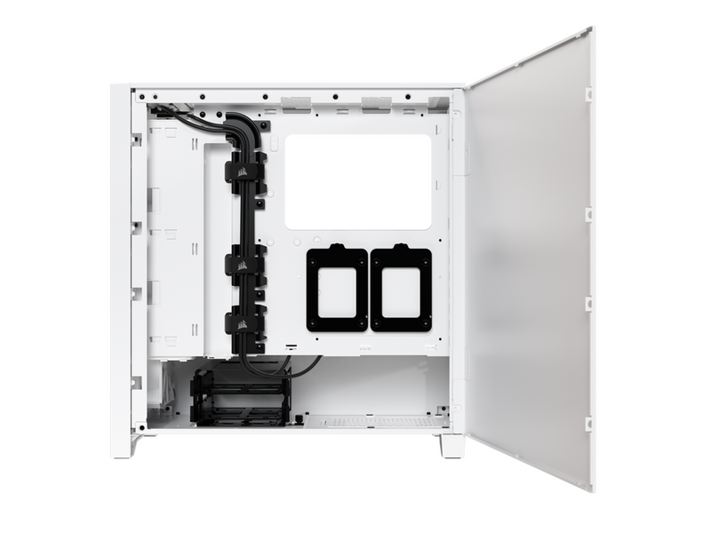 Corsair iCUE 4000D RGB Airflow TG - White - Gehäuse - Miditower - Weiß