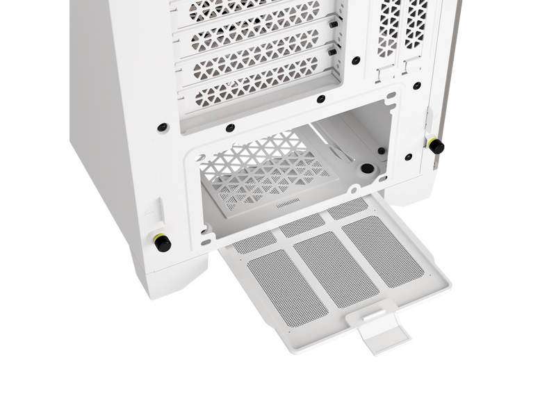 Corsair iCUE 4000D RGB Airflow TG - White - Gehäuse - Miditower - Weiß