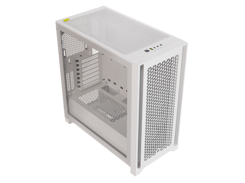 Corsair iCUE 4000D RGB Airflow TG - White - Gehäuse - Miditower - Weiß