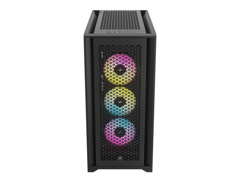 Corsair iCUE 5000D RGB Airflow TG - Black - Gehäuse - Miditower - Schwarz