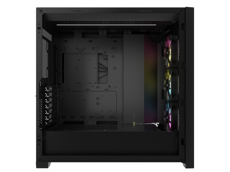 Corsair iCUE 5000D RGB Airflow TG - Black - Gehäuse - Miditower - Schwarz