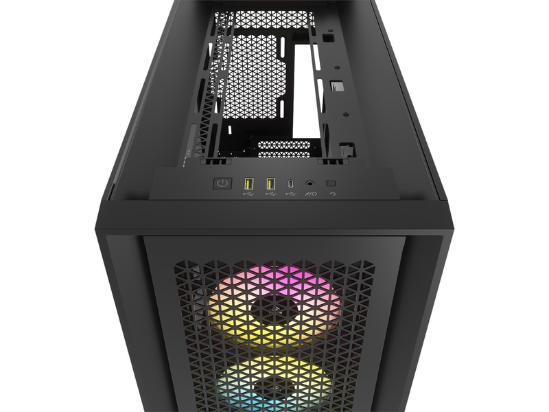 Corsair iCUE 5000D RGB Airflow TG - Black - Gehäuse - Miditower - Schwarz