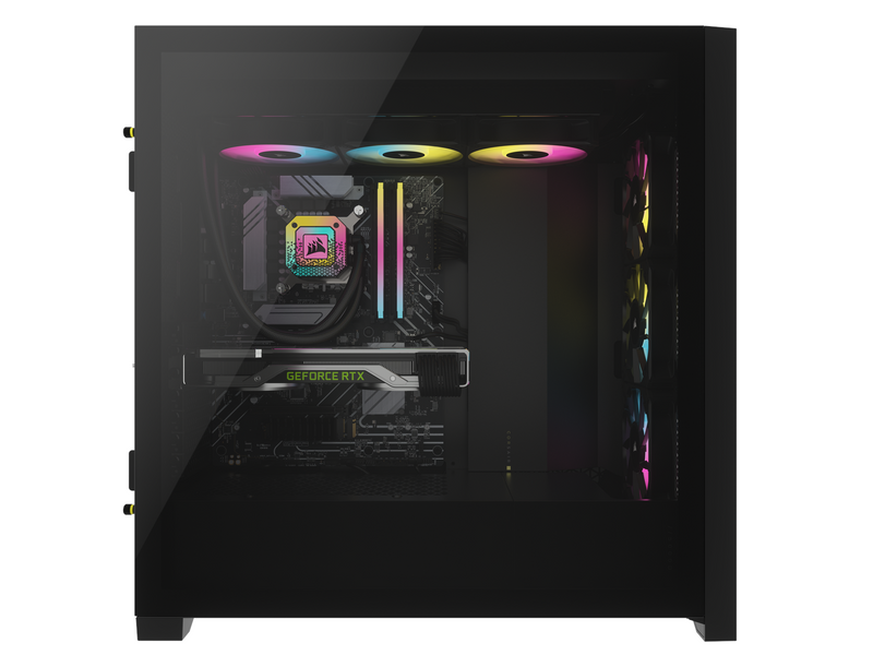 Corsair iCUE 5000D RGB Airflow TG - Black - Gehäuse - Miditower - Schwarz