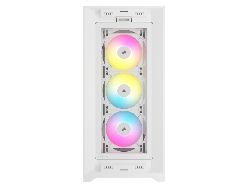 Corsair iCUE 5000D RGB Airflow TG - White - Gehäuse - Miditower - Weiß