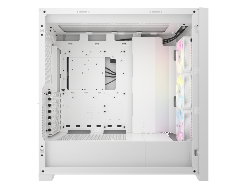 Corsair iCUE 5000D RGB Airflow TG - White - Gehäuse - Miditower - Weiß
