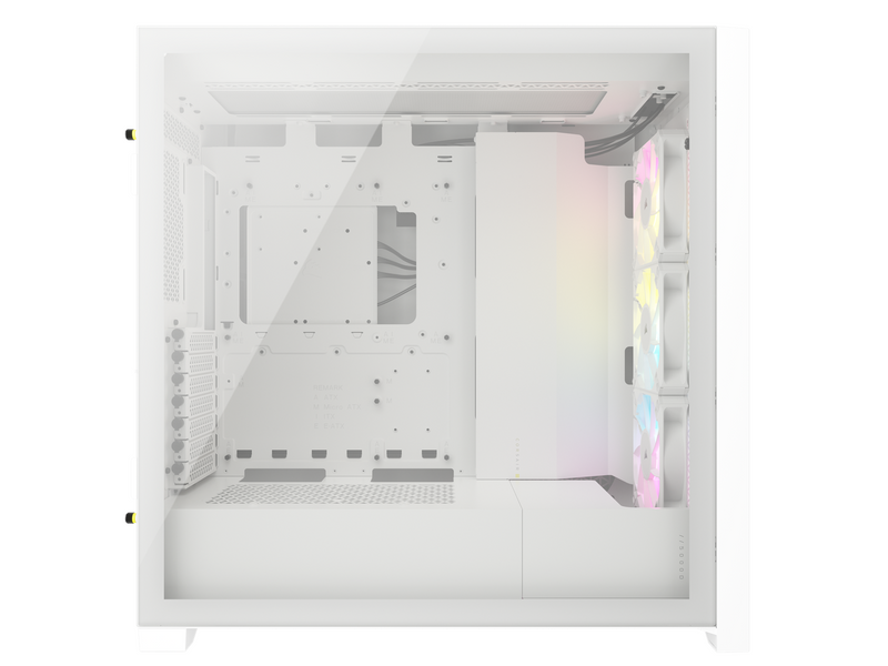 Corsair iCUE 5000D RGB Airflow TG - White - Gehäuse - Miditower - Weiß