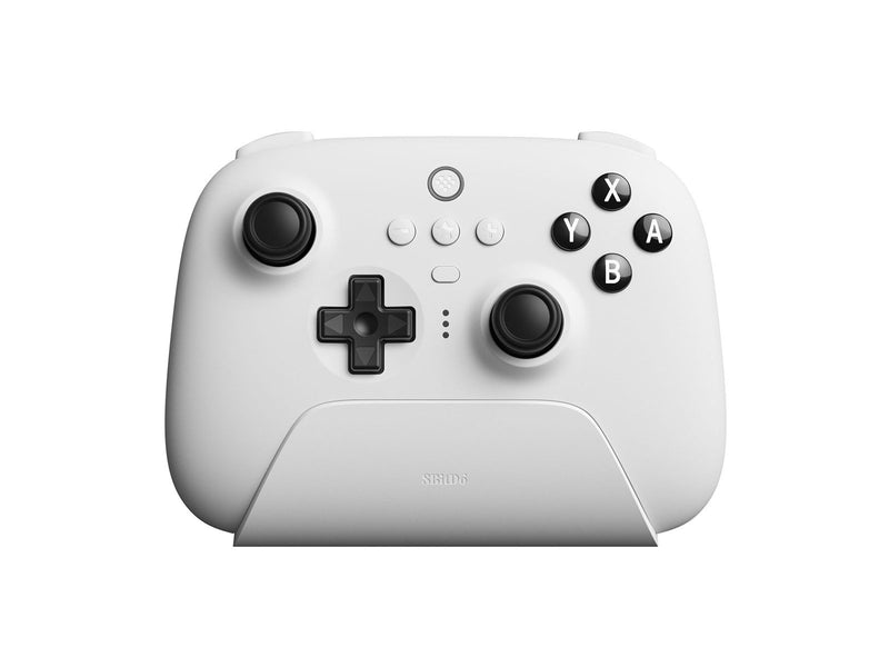 8BitDo Ultimate Bluetooth Controller w/ Charging Dock - White - Wireless - Nintendo Switch