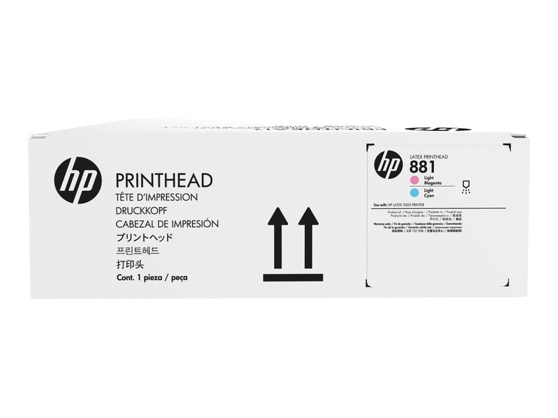 HP 881 - Light Cyan Original - Light Magenta Original - Druckerkopf Helles Cyan