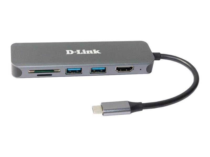 D-Link DUB-2327 - docking station - USB-C / Thunderbolt 3 - HDMI