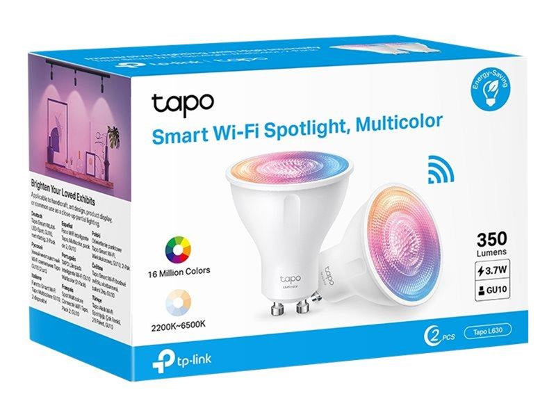 TP-Link Tapo L630 Smart Wi-Fi Spotlight Multicolor (2-Pack)