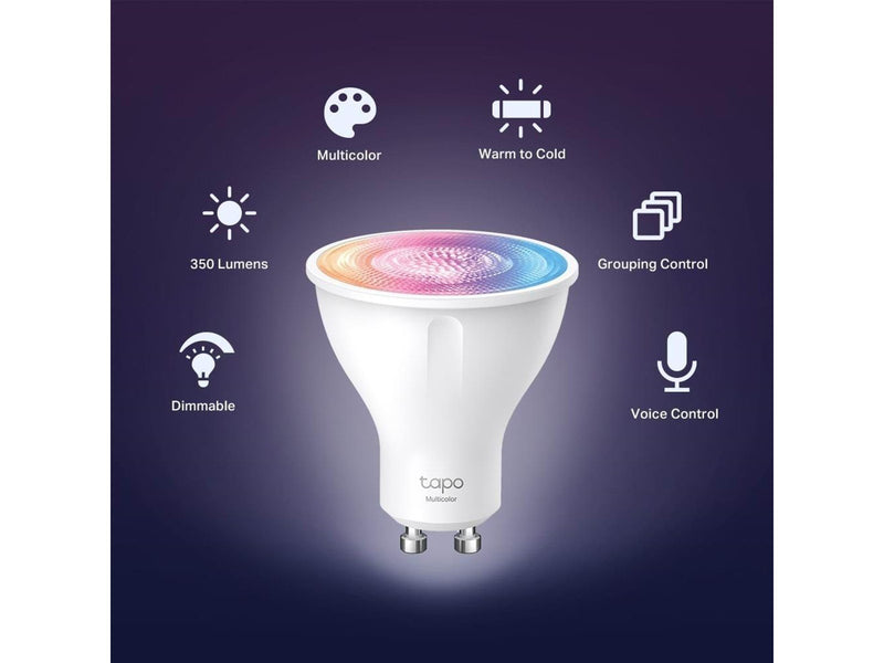 TP-Link Tapo L630 Smart Wi-Fi Spotlight Multicolor (2-Pack)