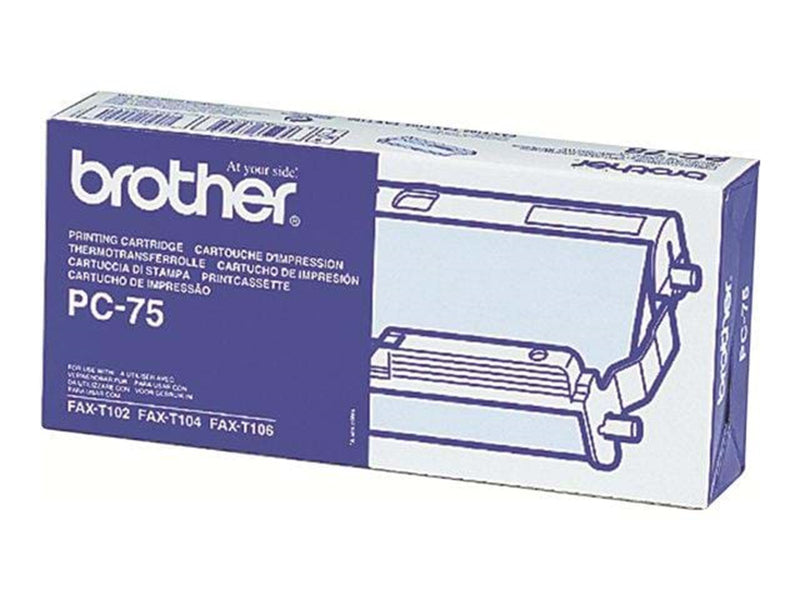 Brother PC75 - Thermo Transfer Roll - Kassette für das Drucker-Band Schwarz