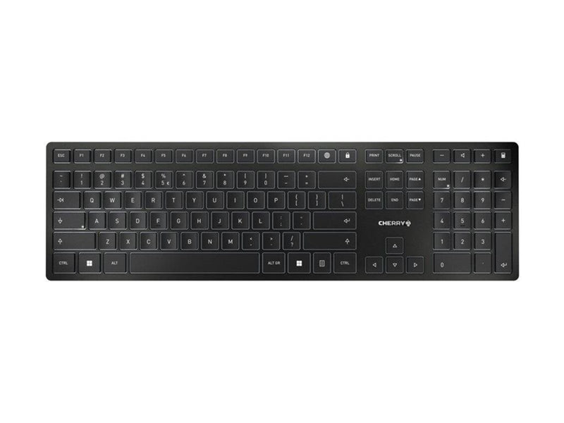 Cherry KW 9100 SLIM - Tastaturen - Englisch - Silber