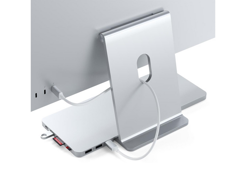 Satechi USB-C Slim Dock for the 24" iMac (2021) - Silver
