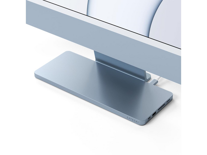 Satechi USB-C Slim Dock for the 24" iMac (2021) - Blue