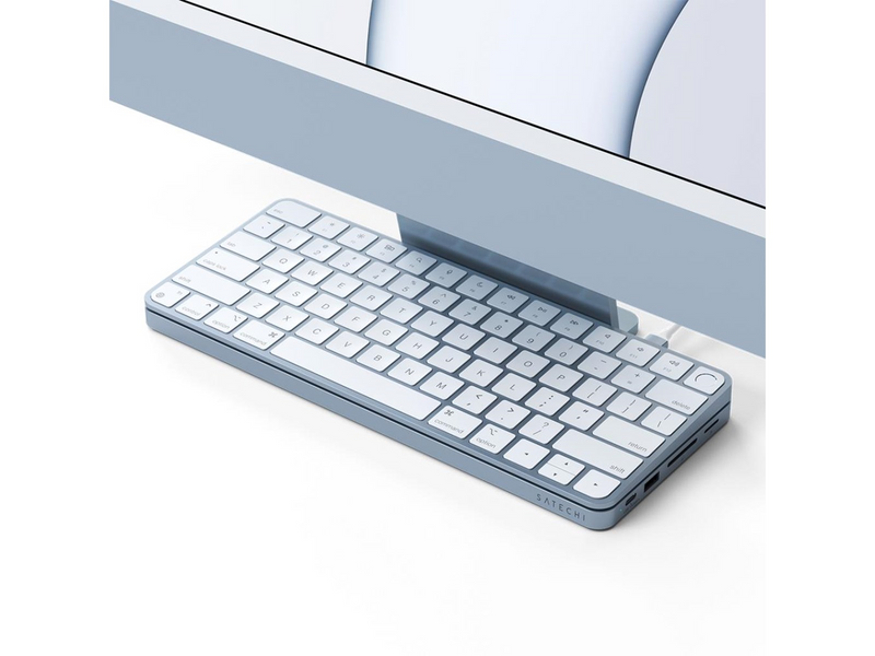 Satechi USB-C Slim Dock for the 24" iMac (2021) - Blue