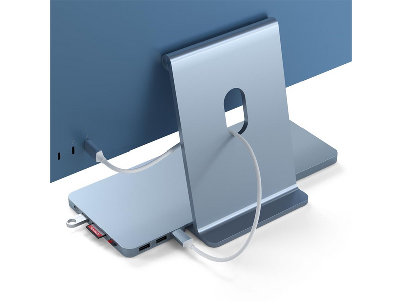 Satechi USB-C Slim Dock for the 24" iMac (2021) - Blue