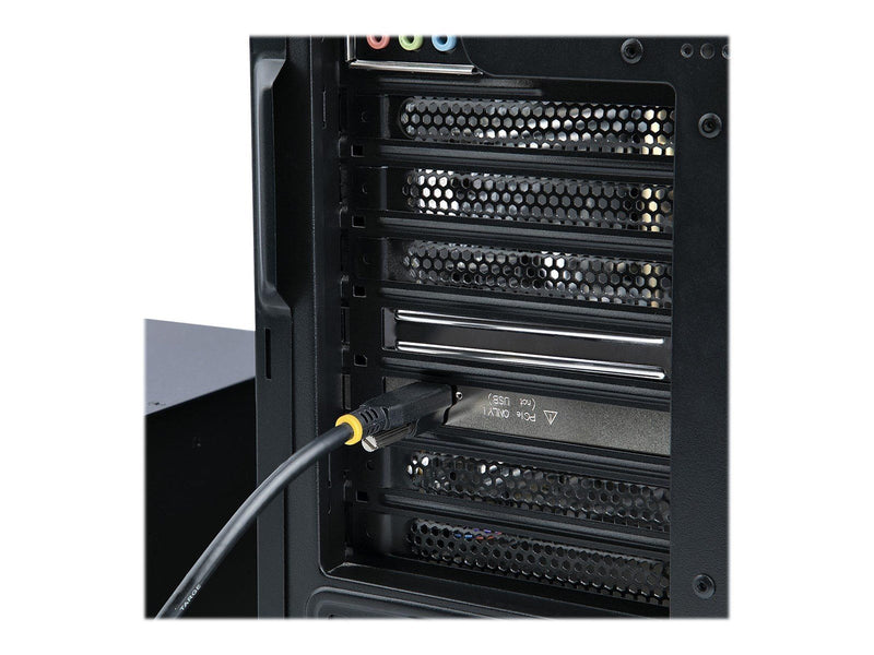 StarTech.com 4-Slot PCIe Expansion Chassis with PCIe x2 Host Card PCIe 2.0 - 10Gbps External PCIe Slots for Desktops/Servers PCI