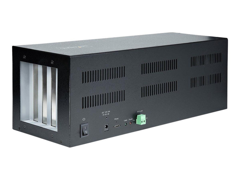 StarTech.com 4-Slot PCIe Expansion Chassis with PCIe x2 Host Card PCIe 2.0 - 10Gbps External PCIe Slots for Desktops/Servers PCI