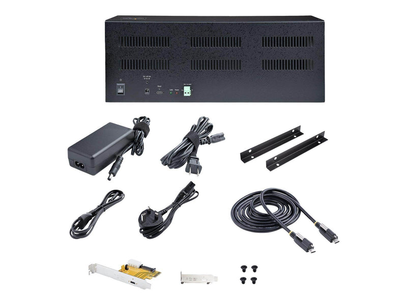 StarTech.com 4-Slot PCIe Expansion Chassis with PCIe x2 Host Card PCIe 2.0 - 10Gbps External PCIe Slots for Desktops/Servers PCI