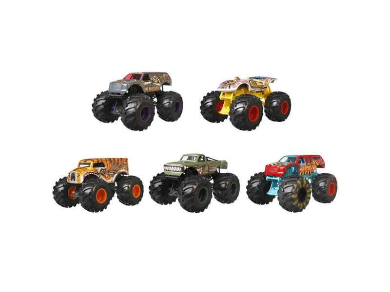 Hot Wheels Monster Trucks 1:24 Scale Vehicles Collectible Die-Cast Toy Trucks Assorted