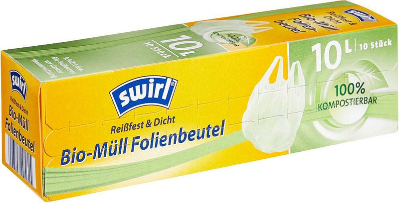 swirl Bio-Müllbeutel 10,0 l grün - 10 Stück