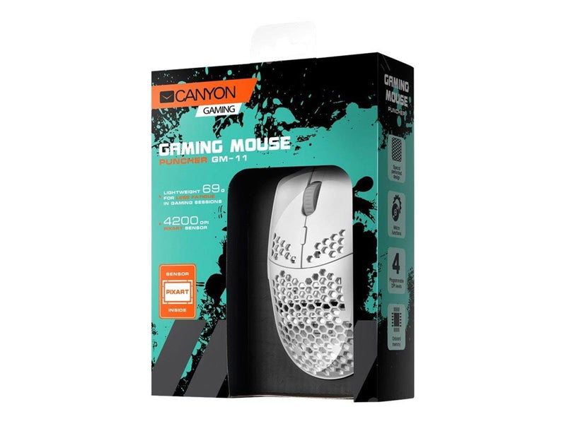 Canyon Gaming Puncher GM-11 - Maus (Weiß)