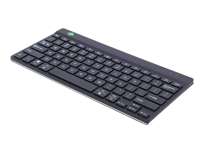 R-Go Tools R-Go Compact Break - keyboard - multi device - QWERTZ - US English - black - Tastaturen - US-Englisch - Schwarz
