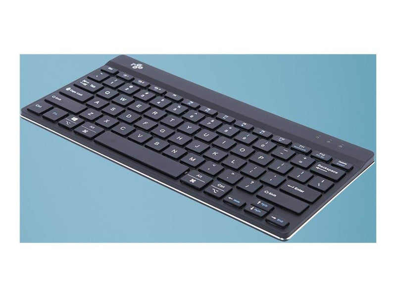 R-Go Tools R-Go Compact Break - keyboard - multi device - QWERTZ - US English - black - Tastaturen - US-Englisch - Schwarz
