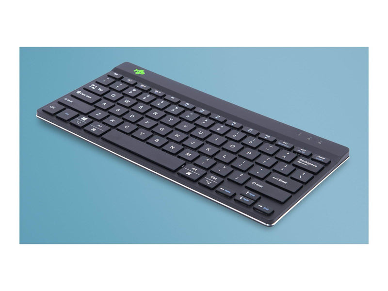 R-Go Tools R-Go Compact Break - keyboard - multi device - QWERTZ - US English - black - Tastaturen - US-Englisch - Schwarz