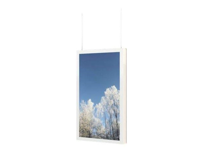 HI-ND Ceiling Casing 75" - mounting kit - portrait - for digital signage LCD panel - white 75"
