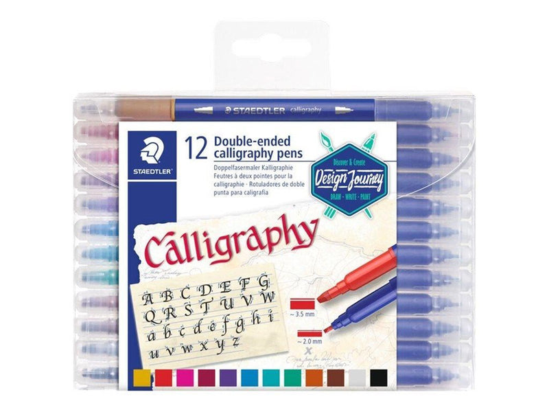 Staedtler Double-ended calligr. pens 12pcs