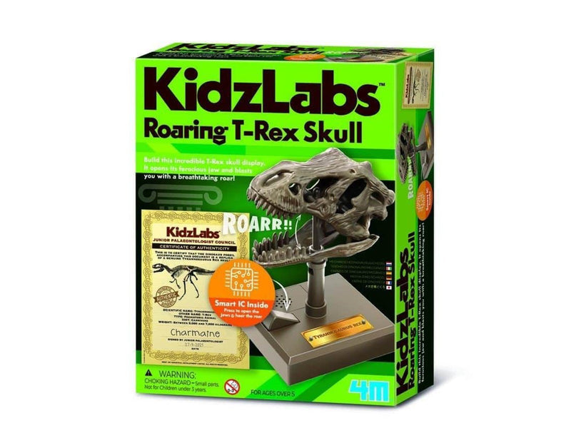 4M KIDZROBOTIX / ROARING T-REX SKULL