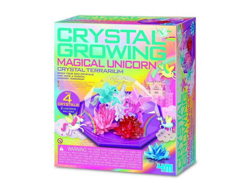 4M Crystal Growing - Magical Unicorn - Crystal Terrarium