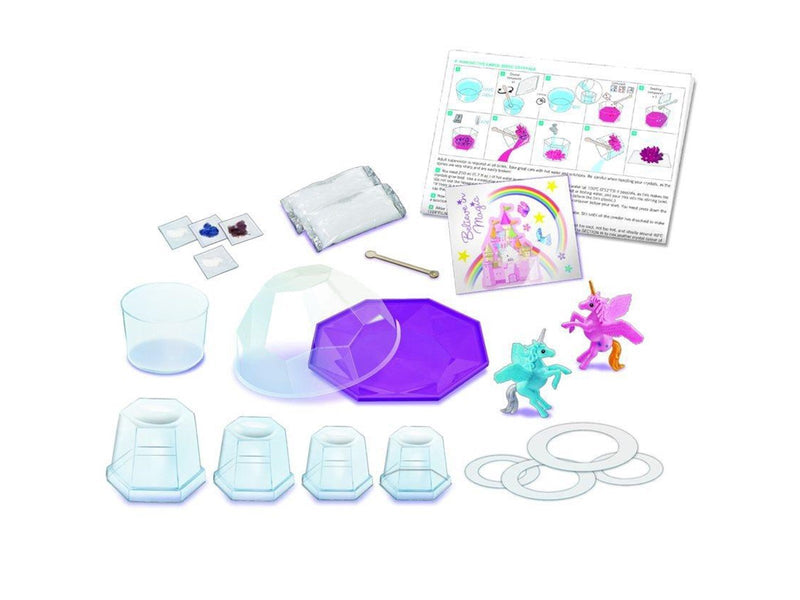 4M Crystal Growing - Magical Unicorn - Crystal Terrarium
