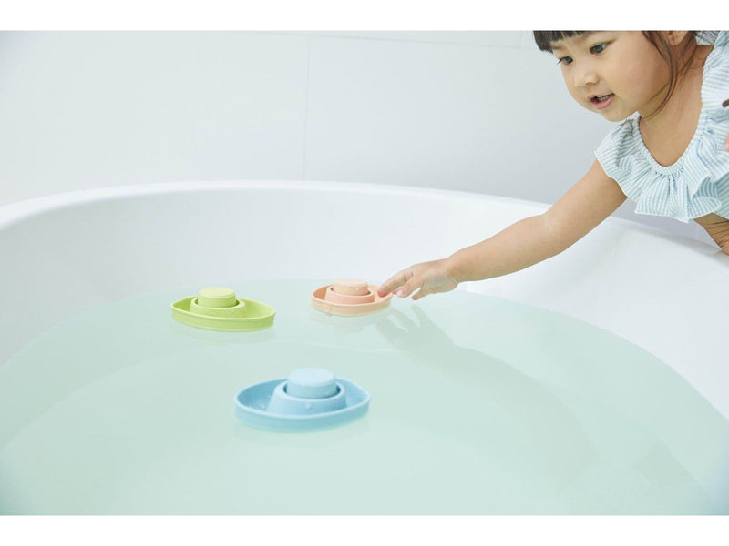 PLANTOYS Rubber Convertible Boat –  Pastel Green