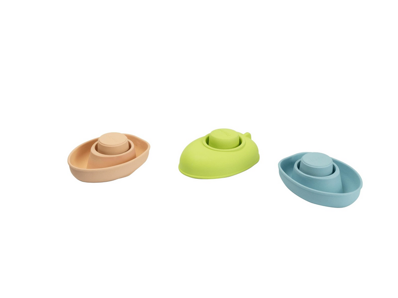 PLANTOYS Rubber Convertible Boat – Pastel Blue