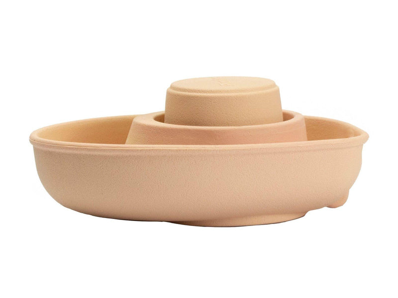 PLANTOYS Rubber Convertible Boat – Pastel Orange