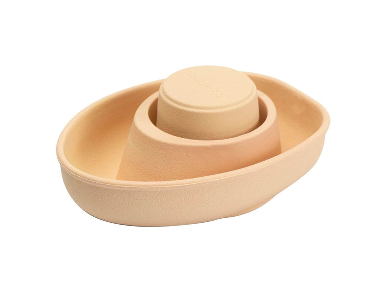 PLANTOYS Rubber Convertible Boat – Pastel Orange