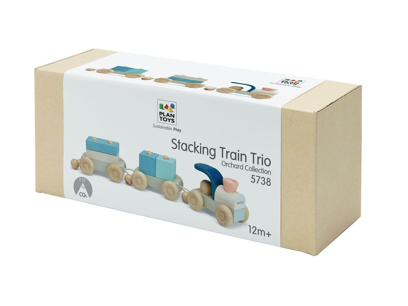 PLANTOYS Stacking Train Trio