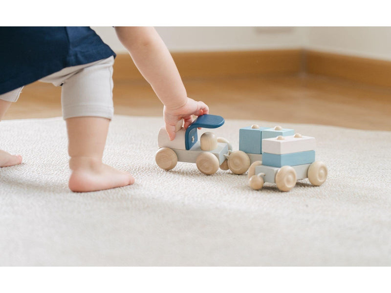 PLANTOYS Stacking Train Trio