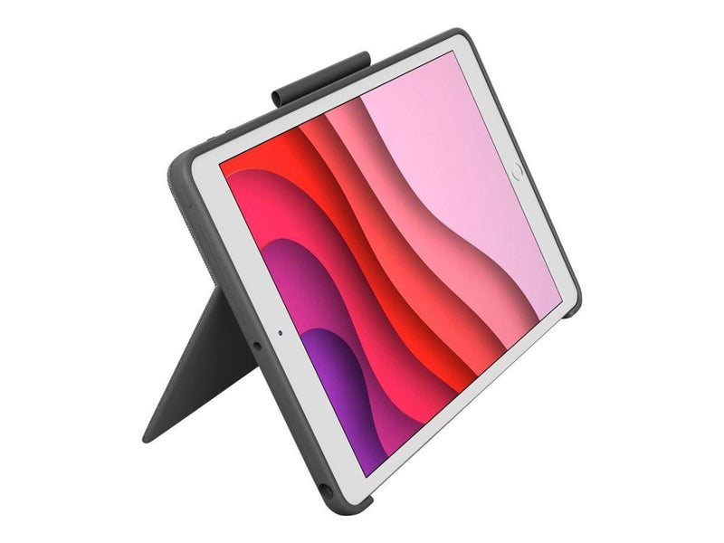 Logitech Combo Touch for iPad 10.9" (10th gen) - Oxford Grey - UK - Tastatur & Folio-Set - Englisch - UK - Grau