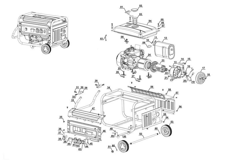 Einhell Stromerzeuger (Benzin) TC-PG 35/E5 (4152551)