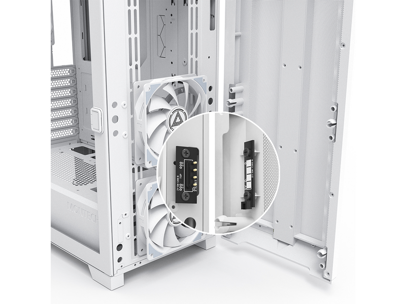 Montech SKY ONE Lite - White - Gehäuse - Miditower - Weiß