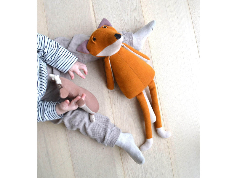 Filibabba Teddy - Freya the fox dark orange