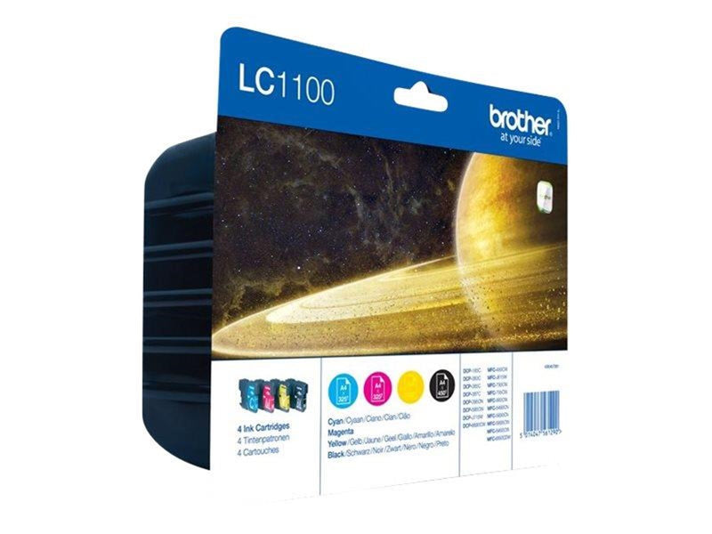 Brother LC1100VALBP / LC 1100 Value Pack - Tintenpatrone Cyan
